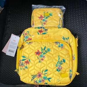 NEW Lug Ranger 2 + Rodeo 2 crossbody/wallet set in bouquet yellow, NWT